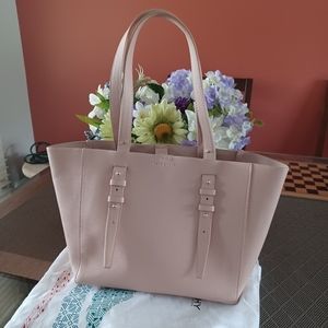 Love and Lore vegan leather tote BAG in PASTEL pink so ELEGANT!